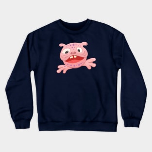 Pink Monster Crewneck Sweatshirt